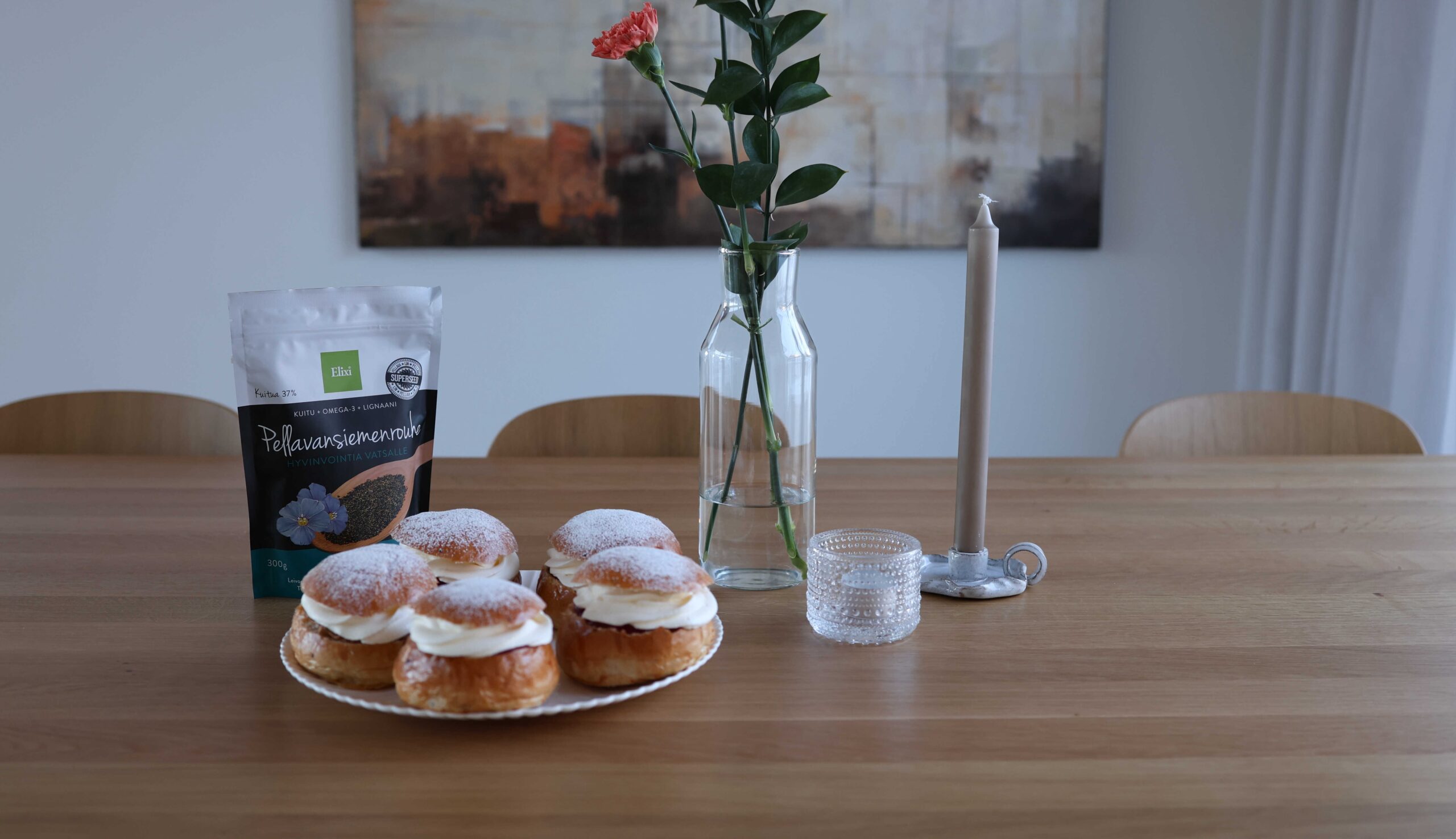 kuitupitoiset laskiaispullat