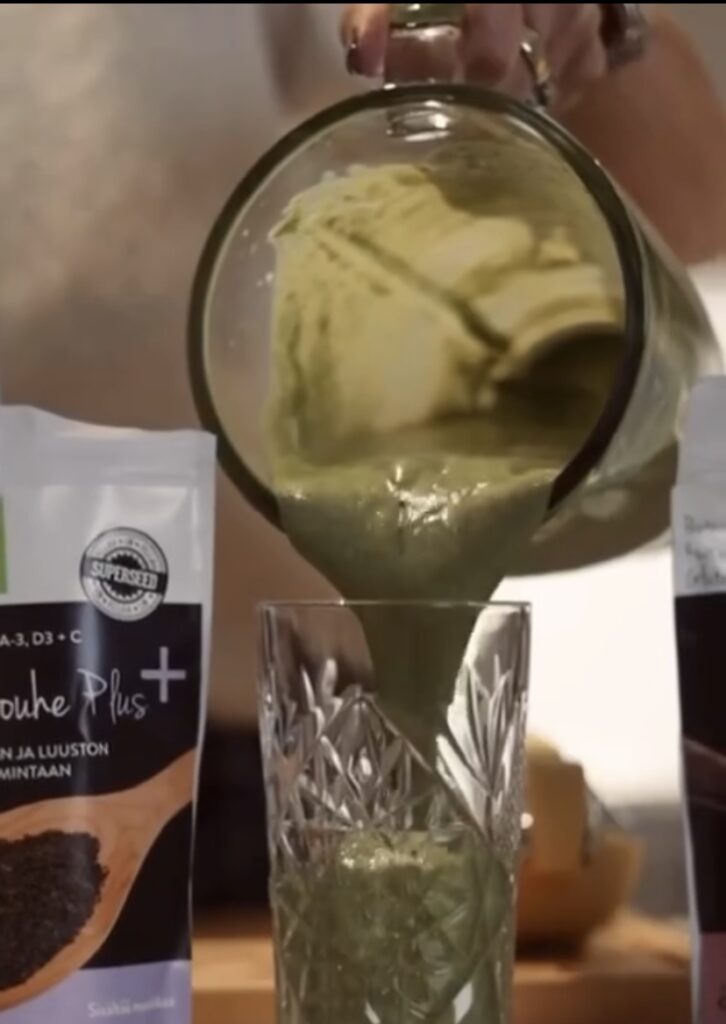 vihreä smoothie