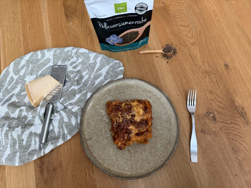 helppo ja ravitseva lasagne