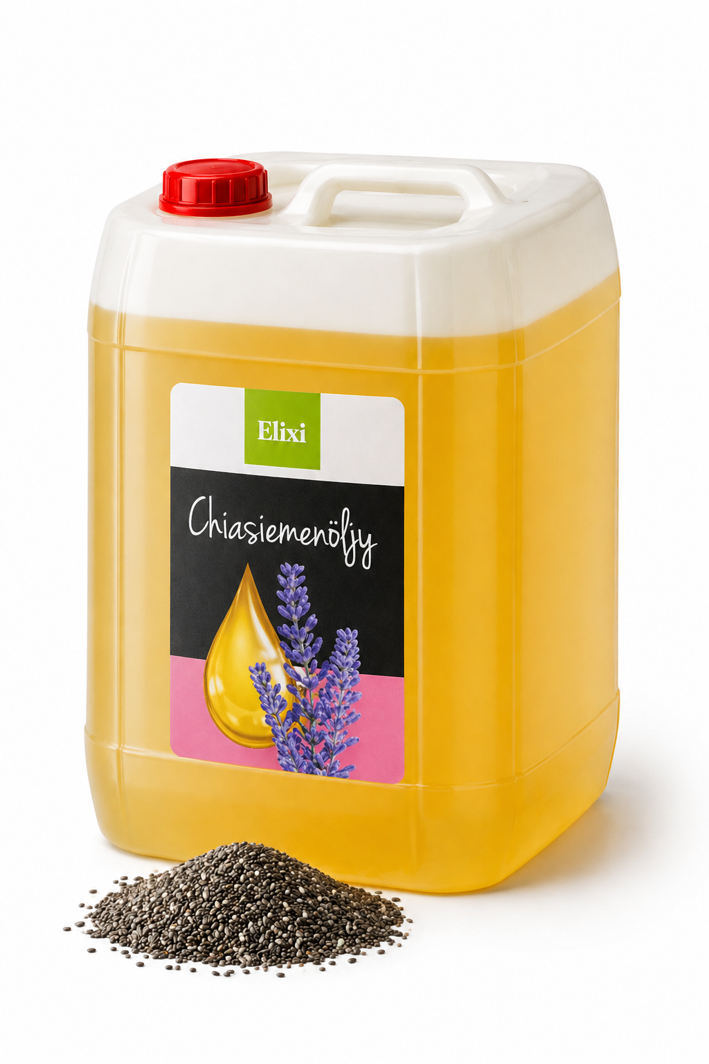 Cold-pressed chia seed oil