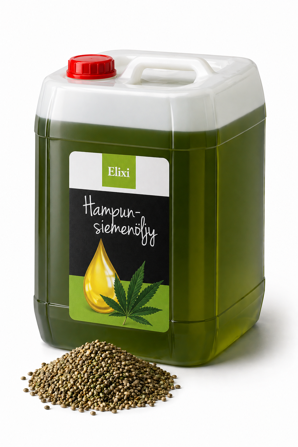 Cold-pressed hemp seed oil